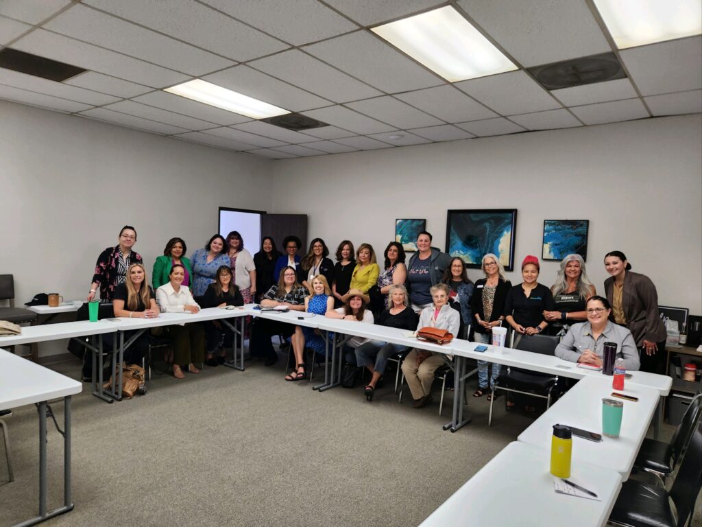 Women in Business Connections members gathered for a morning business meetup, sharing ideas and building relationships.